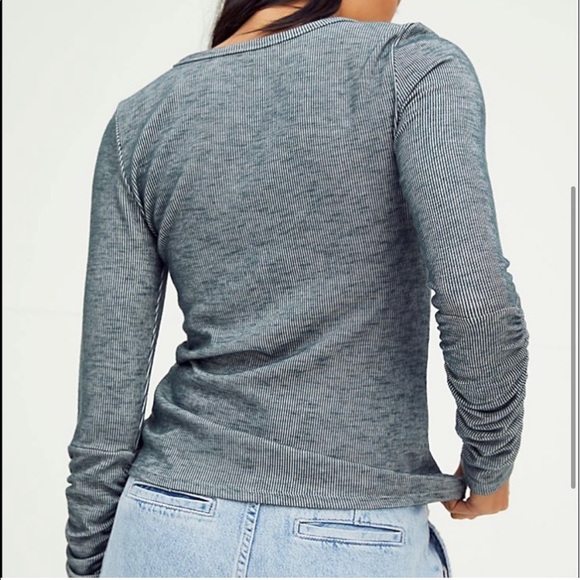 Free People NWT Washed Rib Layering Top - Picture 5 of 6